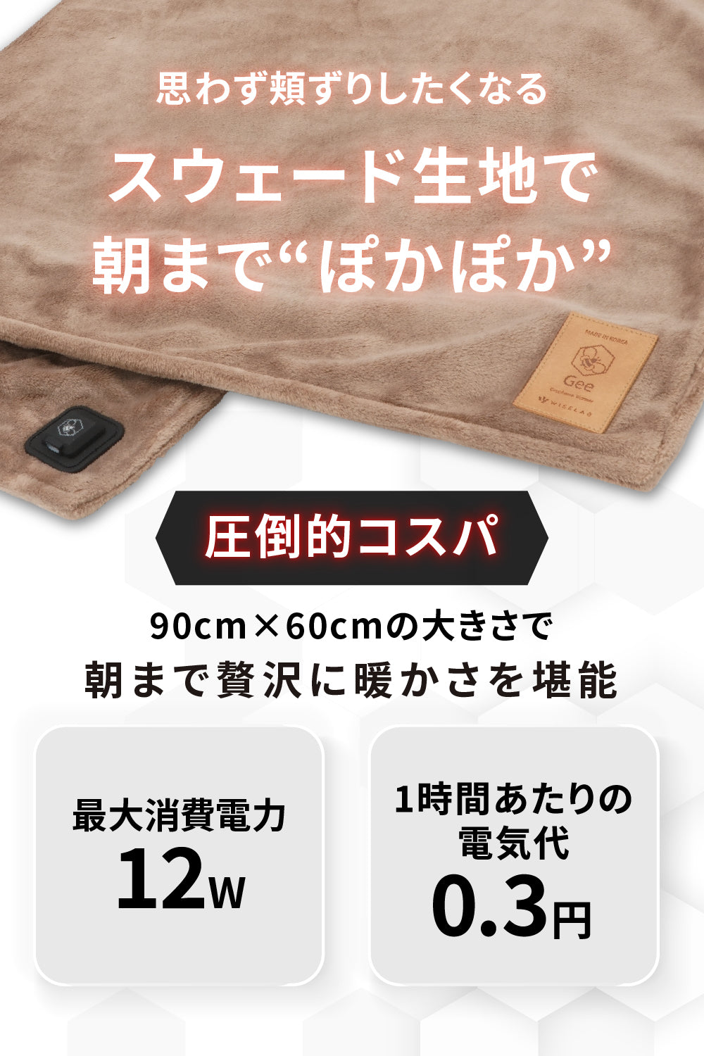 キャンプで大活躍の魔法のホットマット Gee【グリーン欠品中・他カラー注文後2〜4日営業日出荷】