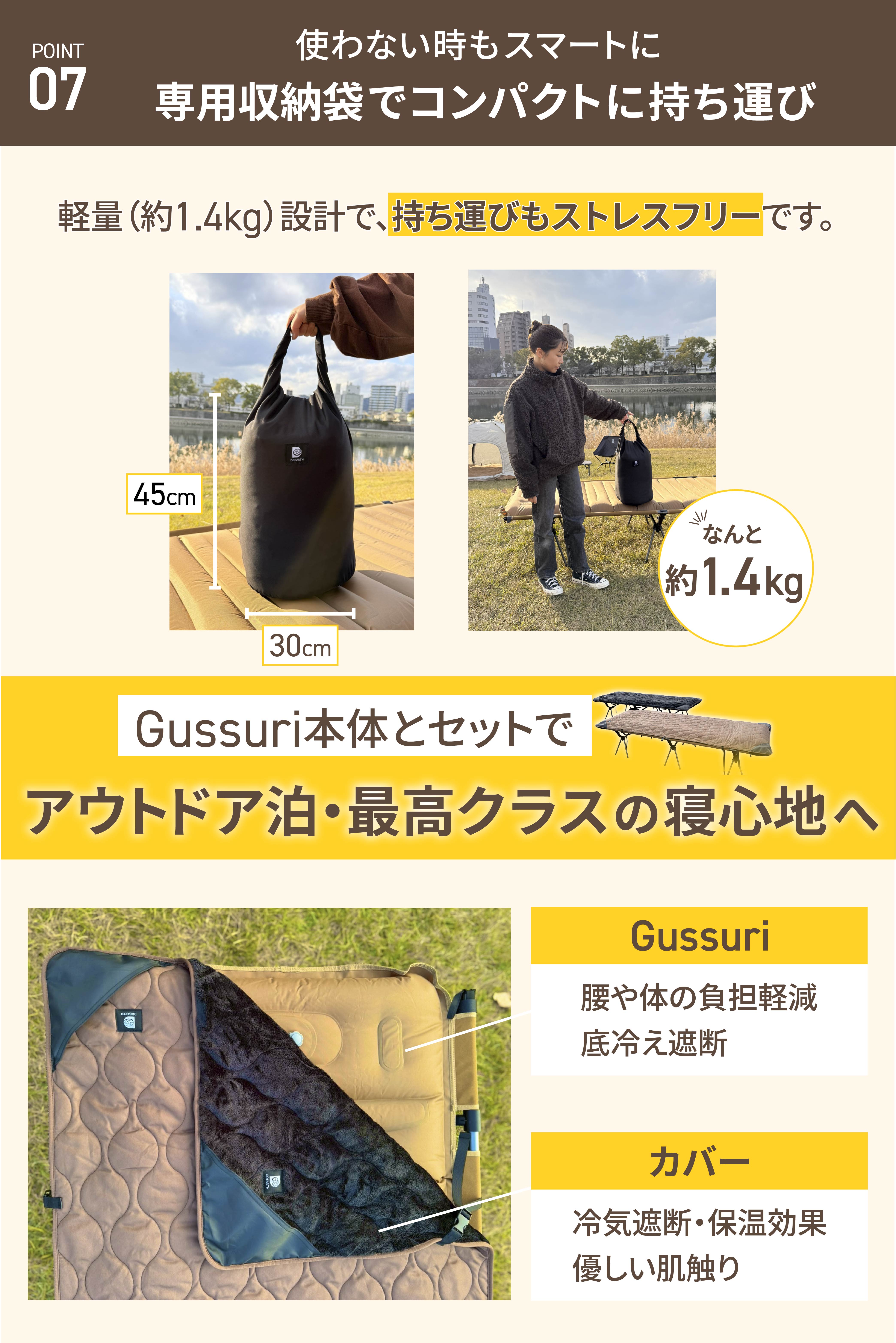 エアーマットコットGussuri専用リバーシブルカバー【注文後2〜4営業日